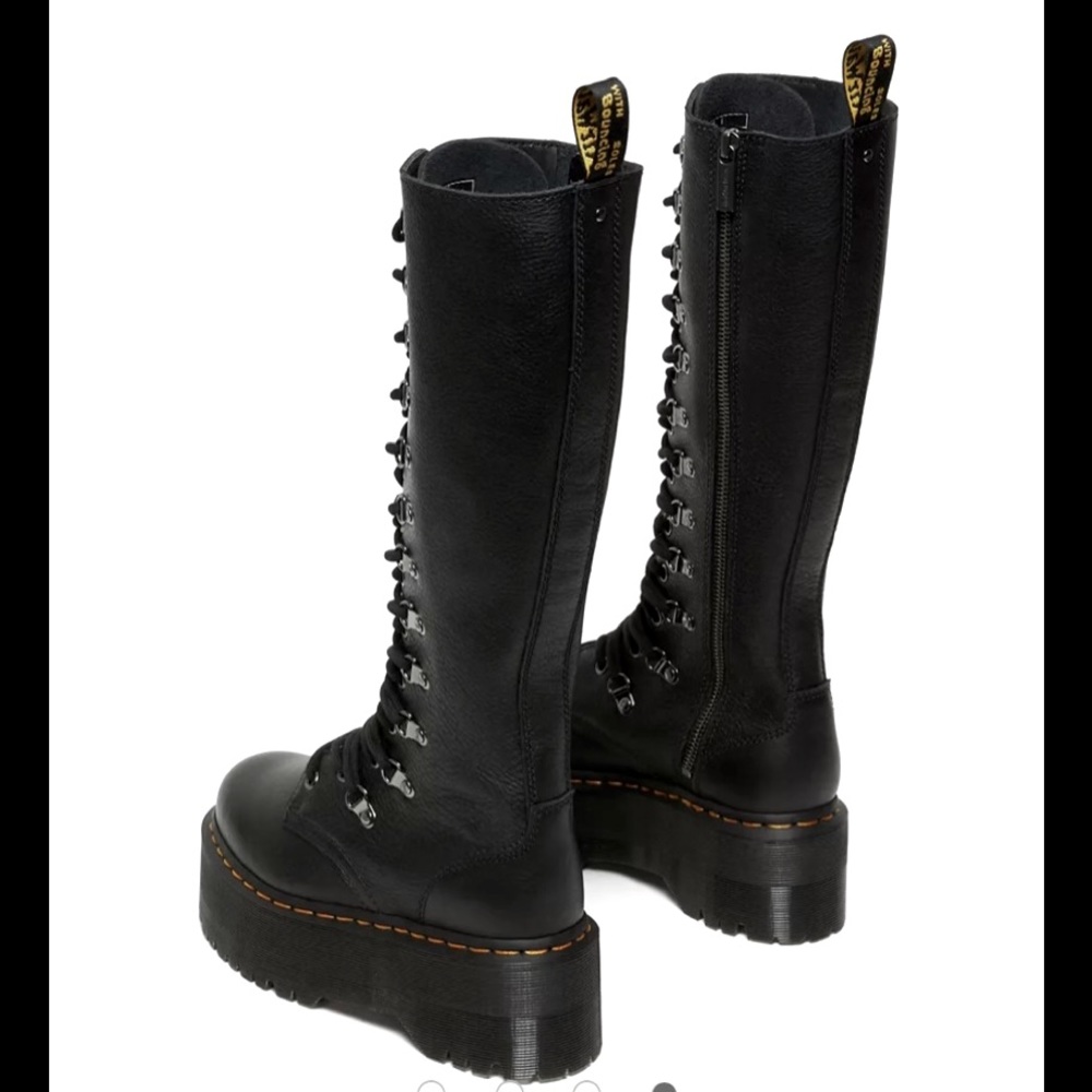 Dr Martens 1B60 Max Hardware Platform High Leg Lace Up Boot Color Black - Picture 6 of 9